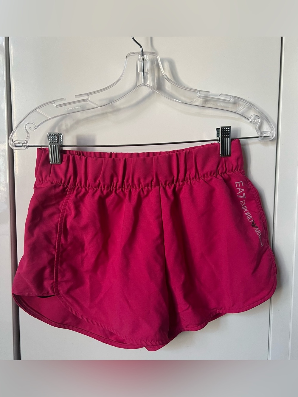 Emporio Armani Bright Fuchsia Athletic Shorts